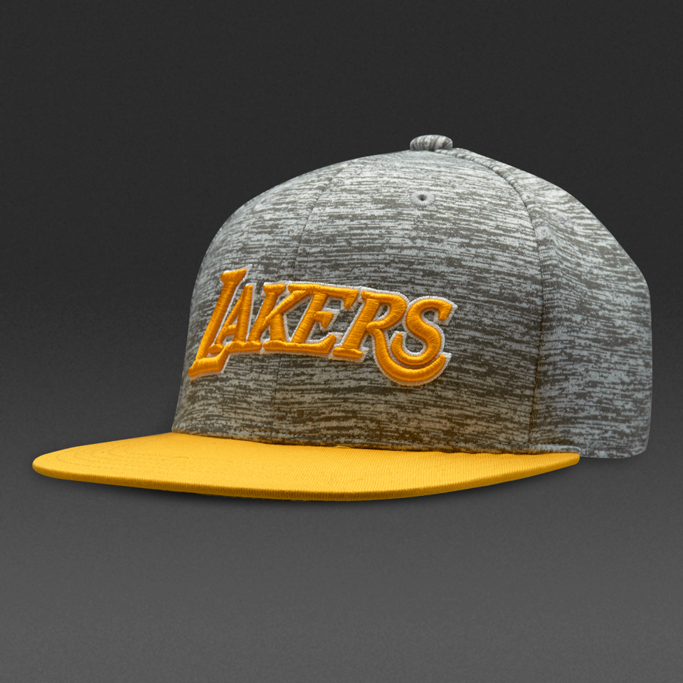 Adidas Originals NBA Laker T Snapback Medium Grey Heather / Multicolor / Gold-Sld for Men